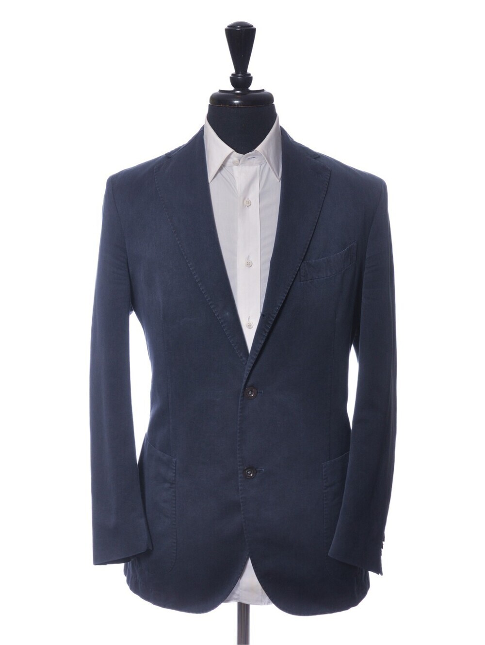 Boglioli Navy Blue Garment Dyed Coat Blazer 42R 37967